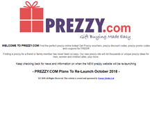 Tablet Screenshot of prezzy.com